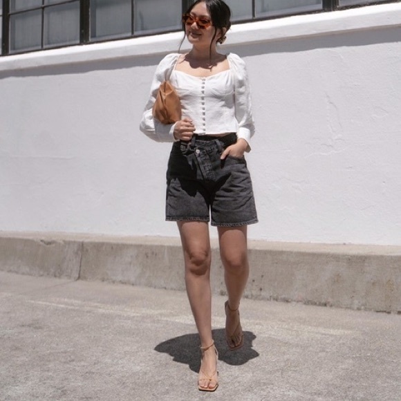 AGOLDE Criss Cross Shorts - Picture 7 of 9